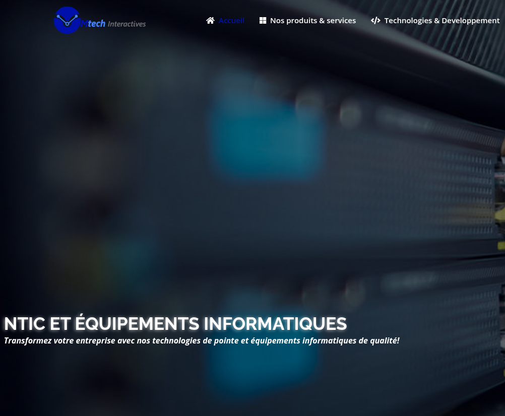 Mtech Interactives website